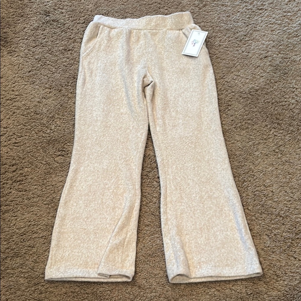 NWT Cream Textured Pants
